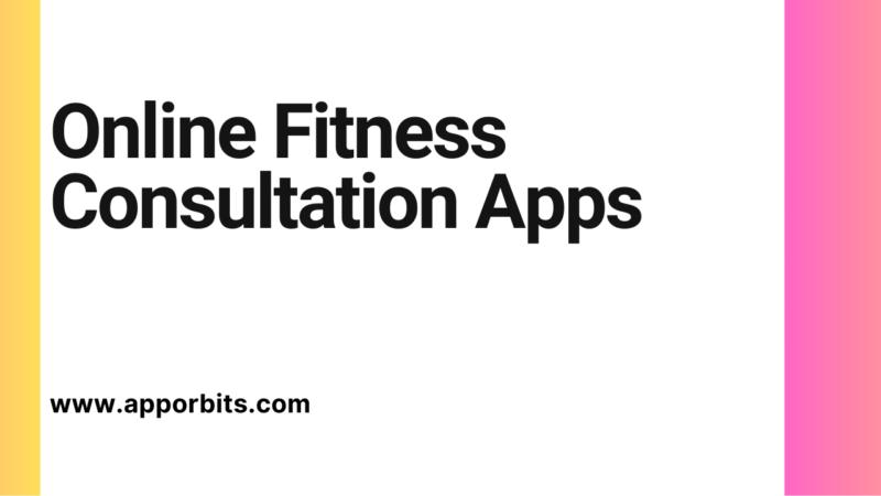 Online Fitness Consultation Apps