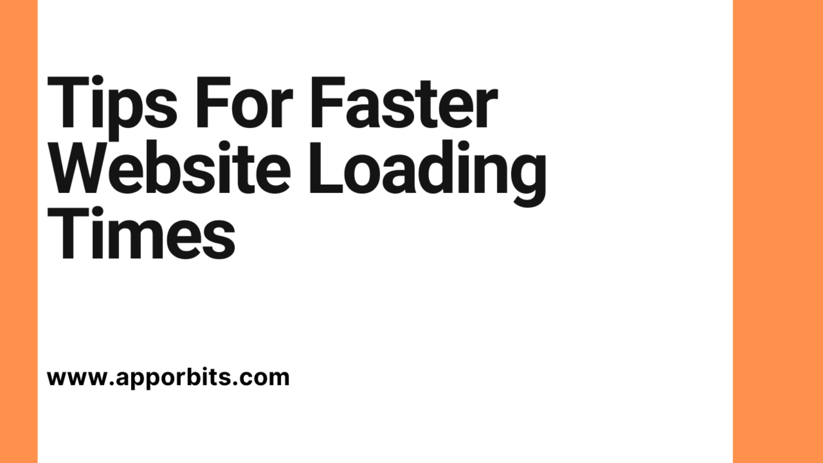 Tips For Faster Website Loading Times