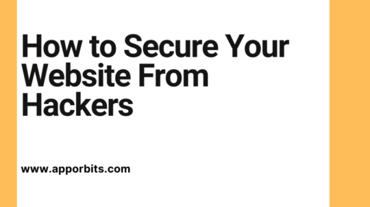 How to Secure Your Website From Hackers