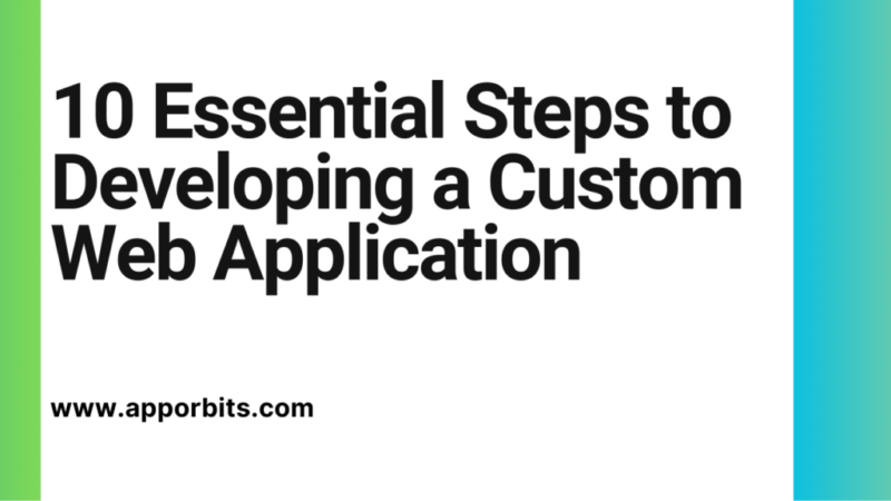 10 Essential Steps to Developing a Custom Web Application